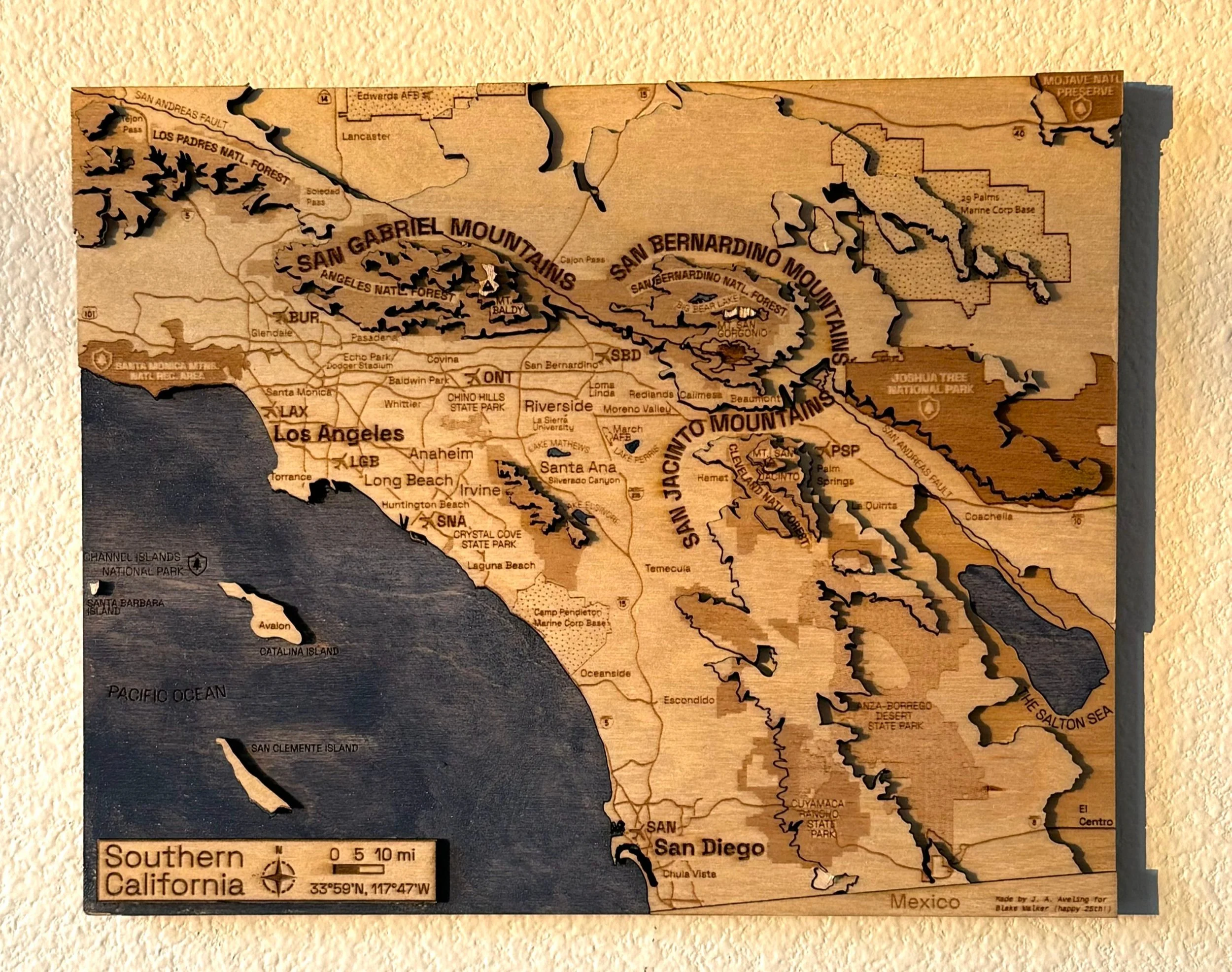 Southern California detail